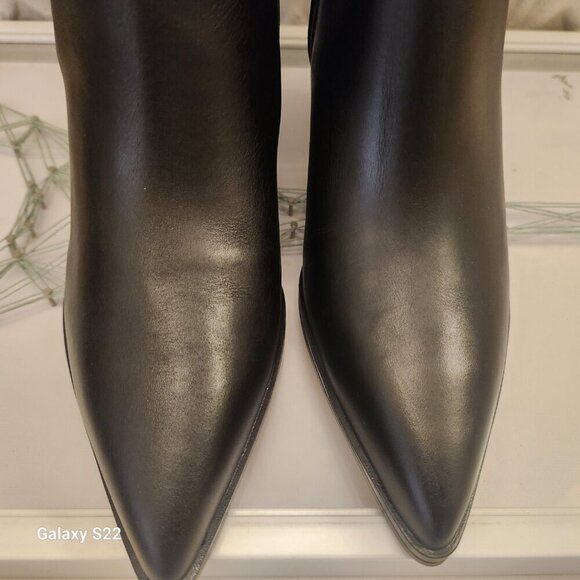 Franco Sarto Ellah Wedge Booties. Leather. NIB. Size 8 - Picture 8 of 12